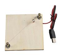 Opatiny Mini cutter chaud pour ruban, dentelle, tresses, couleur bois, alimentation USB, outil de bricolage compact avec ventilateur, base de 10 x 10 cm