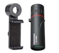 Opatiny Mini télescope avec support de téléphone, monoculaire optique 2000 x 24 pour smartphone, étanche et portable pour l'observation des oiseaux, la randonnée, la chasse
