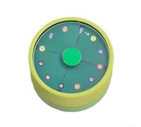 Opatiny Minuteur de cuisine mécanique avec cadran lisse et carillon 72dB en acier inoxydable pour tâches de cuisine, orange