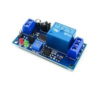 Opatiny Module relais minuterie réglable 12 V DC, interrupteur marche/arrêt avec plage de 0,1 à 1 h