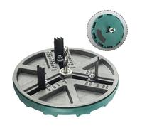 Opatiny Ouvre-trou réglable de 45 à 130 mm pour perceuse électrique, scie cloche multifonction pour bois, plastique, plaques de plâtre, aluminium