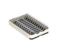 Opatiny Panier à vaisselle rétractable en acier inoxydable pour armoires de cuisine et comptoirs