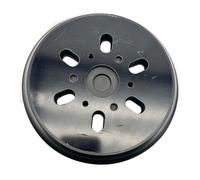 Opatiny Patin de ponçage à 6 trous de 15,2 cm pour ponceuse orbitale Bosch, disque de polissage abrasif avec dos rigide de 150 mm et crochet haute densité, tampon de meulage en caoutchouc flexible