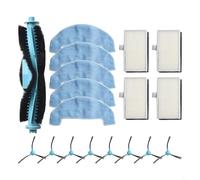 Opatiny Pièces de rechange pour aspirateur robot Ultenic D10 - Brosse principale, brosses latérales, filtre et kit de serpillère, 1 ensemble avec composants en nylon, plastique et microfibre
