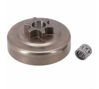 Opatiny Pignon de chaîne de tronçonneuse pour McCulloch MAC335 338 440 pour 442 pour Partner 351 352 370 pour Jonsered, pignon d'entraînement en métal trempé de rechange