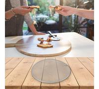 Opatiny Plaque de cuisson anti-adhésive pour pizza en aluminium pour un chauffage rapide, ustensiles de cuisine avec design ventilé, 45,7 cm, 48,2 cm, 50,8 cm