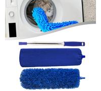 Opatiny Plumeau en microfibre avec tige télescopique extensible pour ventilateur de plafond, tête lavable, outil de nettoyage léger de 40 cm