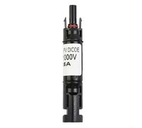 Opatiny Porte-fusible en ligne pour panneau solaire avec diode 25 A IP67, dispositif de protection photovoltaïque 1000 VDC