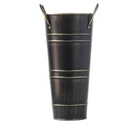 Opatiny Porte-parapluie d'intérieur pour entrée, support rond en métal pour cannes et bâtons de marche, seau à fleurs en fer galvanisé durable avec organisation soignée