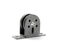 Opatiny Poulie fixe silencieuse avec double roulement, poulie de levage en acier inoxydable pour câble métallique de 3 à 10 mm, capacité de 272,2 kg pour bricolage