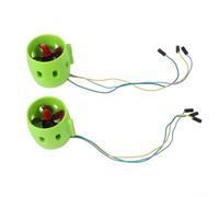 Opatiny Propulseur électrique sous-marin 20 A moteur sans balais 12-24 V pour modèles de bateaux, bateaux de pêche (1 paire)