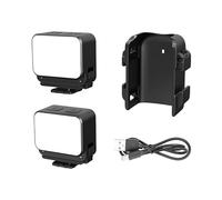 Opatiny Rechargeable pour lampe de remplissage magnétique pour Pocket3, lampe vidéo LED 6600 mAh avec 3 températures de couleur (3000 K/4440 K/8700 K), intensité variable à 4 niveaux, étanchéité IPX4