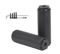 Opatiny Repose-pieds en alliage d'aluminium pour vélo BMX et VTT 75 mm x 25 mm 5 mm Axe moleté antidérapant Noir/rouge/bleu/vert