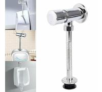 Opatiny Robinet de chasse manuel pour urinoir avec arrêt automatique retardé, construction en alliage durable pour une utilisation dans la salle de bain, fonctionnement économe en eau
