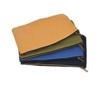 Opatiny Sac à outils double couche en toile Oxford pour petits outils à main, organiseur étanche avec fermeture éclair, pochette de rangement portable pour vis, clous, pièces de perceuse (1 pièce)