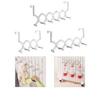 Opatiny Sèche-serviettes en acier inoxydable réglable et rétractable - Design compact - Pour serviettes et linge - Argenté