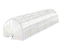 Opatiny Serre de jardin portable 2 en 1 et tunnel d'ombrage pour petits jardins, 300 x 45 x 45 cm, couverture en polyéthylène avec cadre flexible, transparent