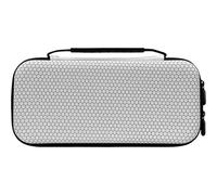 Opatiny Slime Étui de transport pour Nintendo Switch 2 (2025) avec 10 emplacements pour cartouches de jeu, étui de protection en EVA noir ou blanc, 26 x 13 x 4,8 cm