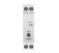 Opatiny Smart Circuit Breaker Relais temporisé avec télécommande et fonction minuterie, compatible avec les types Tuya, 6A/32A/63A, AC80-240V, blanc