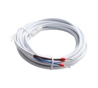 Opatiny Sonde de capteur de chauffage au sol, capteur de température étanche IP68 pour thermostats électriques de chauffage au sol, câble en caoutchouc 10 K Ohm