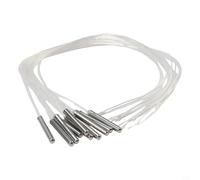 Opatiny Sonde de capteur de température PT100, WZP-035 Résistance thermique à deux fils avec câble de 30 cm, -20 à 200 °, boîtier en métal industriel (10 pièces)