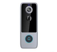 Opatiny Sonnette de porte Wi-Fi intelligente sans fil 720p avec audio bidirectionnel, détection de mouvement, étanchéité IP65, pour application Tuya pour usage domestique