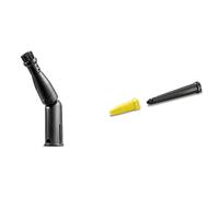 Opatiny Steam Turbo Brush & Power Nozzle Set pour Karcher SC1-7, pour modèles SC 952-1702, avec buse jaune, brosse ronde noire, pointe étendue, partie 2.863-159.0