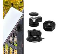 Opatiny Support à ventouse à angle réglable pour Starlink Mini, tête rotative à 360 degrés avec adaptateur de trépied en alliage d'aluminium, compatible avec toit de voiture et verre