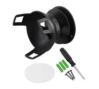 Opatiny Support mural pour haut-parleur Echo POP - Design compact avec gestion des câbles - Construction ABS - Cube de 10 cm - Noir