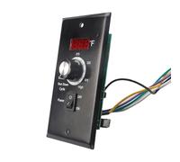 Opatiny Tableau de contrôle numérique pour thermostat de barbecue Z Grills Granulés de bois 9017, entrée 120 V 60 Hz, sortie 7,5 V, 1,6 PRM/2,0 tr/min, noir