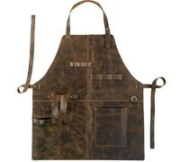 Opatiny Tablier de cuisine imperméable en PU pour cuisine et abattage, très résistant, résistant à l'usure, facile à nettoyer, multi-usages pour les artisans et les barbecues