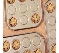 Opatiny Tapis de cuisson réutilisable en silicone pour la fabrication de macarons, acier au carbone non enduit, passe au lave-vaisselle, 35 x 26,5 cm