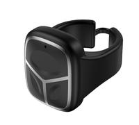 Opatiny Télécommande sans fil Bluetooth pour selfies, navigation et tournage de page, design compact en ABS 3 x 3 x 4 cm avec finition noire élégante