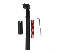 Opatiny Tige de selle de vélo avec bobine à ressort réglable, charge maximale de 100 kg avec ressorts et outils (28,6 mm)