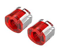 Opatiny Tournevis Magnétiseur et Démagnétiseur Outil avec Anneau Aimant Puissant pour Embouts et Embouts de Tournevis Rouge