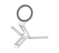 Opatiny Trépied compact pour téléphone portable - Support pliable en alliage d'aluminium léger avec angles polyvalents, compatible avec smartphones, noir