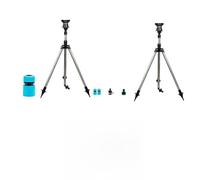 Opatiny Trépied d'arrosage télescopique réglable en acier inoxydable de 55,9 à 89,9 cm pour jardin, pelouse, ferme, pépinière