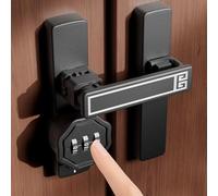 Opatiny Verrou de porte lumineux réglable avec mot de passe pour chambre à coucher