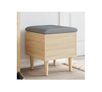 Vidaxl Banc De Rangement Chêne Sonoma 42x42x46 Cm Bois D'ingénierie Marron