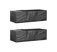 Opbergtassen voor kerstboom 2 st polyetheen zwart3195593