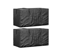 Vidaxl Sacs De Rangement Pour Sapin De Noël 2 Pcs Noir Polyéthylène