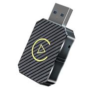 OPBVXQ Adaptateur CarPlay sans Fil pour Citroen C4 C5 Aircross, Convertit CarPlay Filaire en Adaptateur sans Fil pour Android Auto, Adaptateur Wireless Plug & Play,A Silver