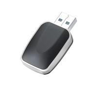 OPBVXQ Adaptateur CarPlay sans Fil pour Toyota Corolla/Corolla Hybrid 2020 2021 2022 2023 2024 2025, Dongle Bluetooth & WiFi, Convertit CarPlay Filaire en Adaptateur sans Fil pour Android,A Grey
