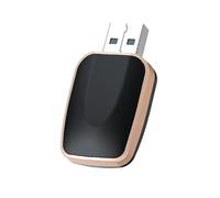 OPBVXQ Adaptateur CarPlay sans Fil pour Volvo C40 Recharge XC40 Recharge, Dongle Bluetooth & WiFi 5GHz, Convertit CarPlay Filaire en Adaptateur sans Fil pour Android, Plug and Play,B Gold