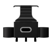 OPBVXQ Organisateur Dossier Siège Auto Multifonction pour Renault Arkana Captur Clio Vel Satis Scenic, Rangement Voiture avec Porte-Mouchoirs & Porte-Gobelet, Sac de Rangement Siège Arrière