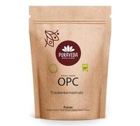 OPC Poudre d'extrait de pépin de raisin 100g - 95% d'OPC - Qualité exceptionnelle hautement dosée - Sans additifs - De raisins rouges mûrs - Séché avec précaution