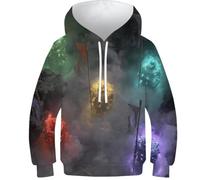 OPCALIS Sweatshirt Soldat Enfant Hoodie 3D Imprimé Pull Manches Longues Novelty 11-13Y