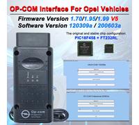 Opcom V2014 V1.99/1.95/1.70 pour mise à jour du micrologiciel Flash Opel outil de Scanner de Diagnostic OBD2 avec puce FTDI PIC18F458 CAN BUS V1.7 2014