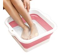 Opdestn Baignoire de Pieds, Cuve De Trempage Pour Pieds, 168 Points de Massage Convexes Pliable Anti-Dérapant Seau Grande Taille pour Hôtel Nettoyage de Voiture Hommes Bord de Piscine EHPAD