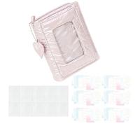 Opdestn Bloc-Notes De Collage | Papeterie À 5 Anneaux Avec Charme Cœur,M5 Carnet de Journal avec Autocollants à | Pour Maison Dortoir École Salle De Classe Université Étudiants Élèves Filles